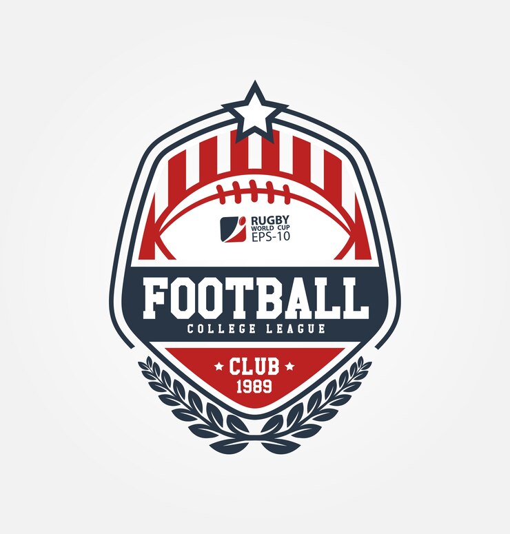 미식 축구 클럽 로고 스포츠 디자인