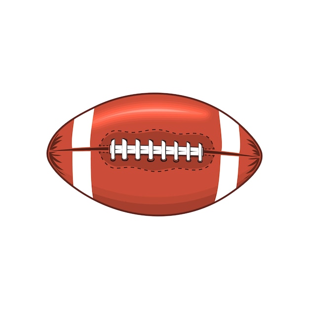 アメリカン フットボールのカラフルなベクトルの設計図