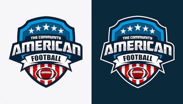 American football community logo