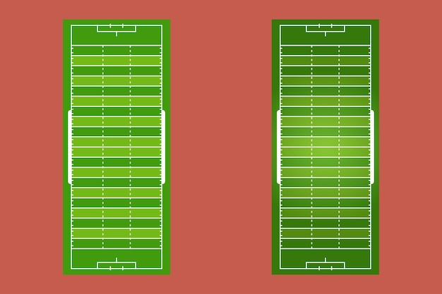 Футбольная площадка для американского футбола, плоский дизайн, футбольное поле, графика, вектор макета американского футбола