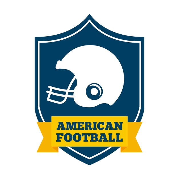 Vector american football design