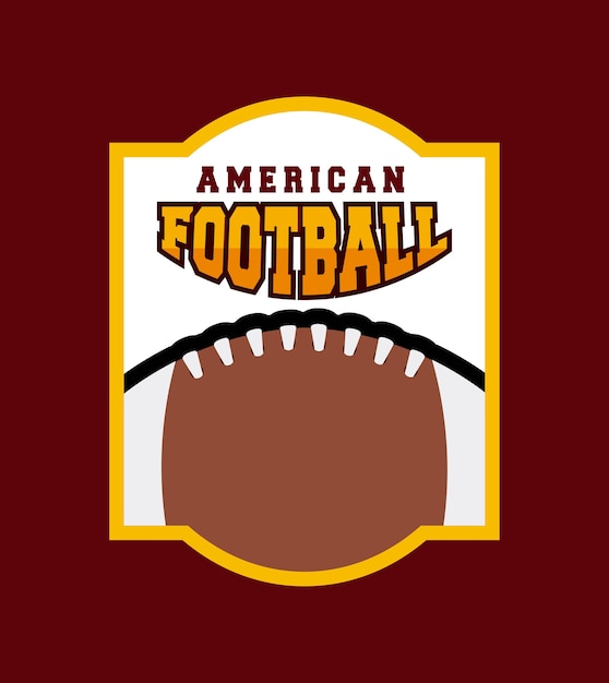 Design di football americano