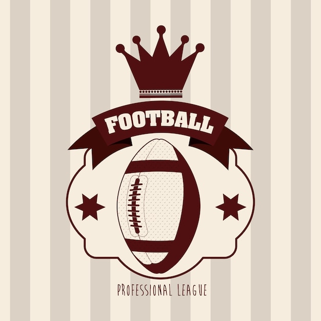 Design di football americano