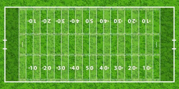 Vector american football field