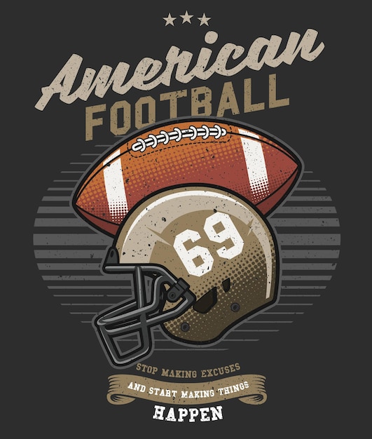 American football helmet