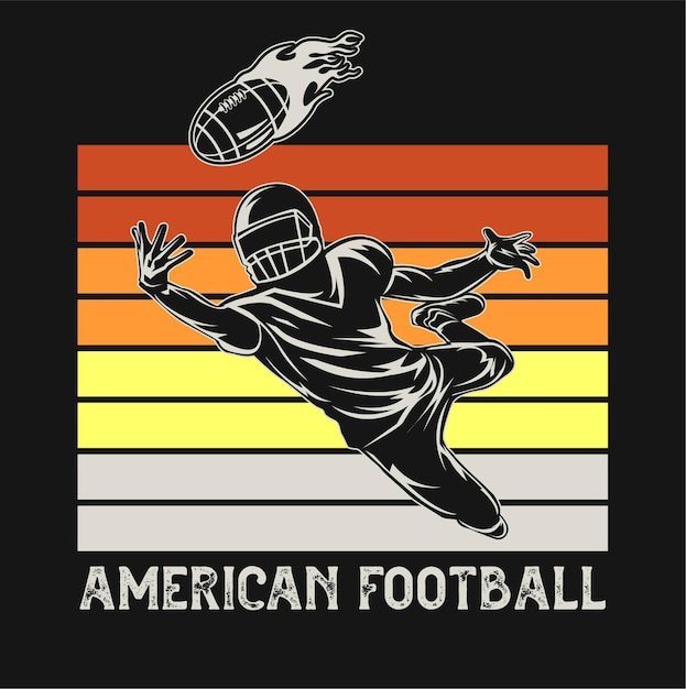 Illustrazione di football americano