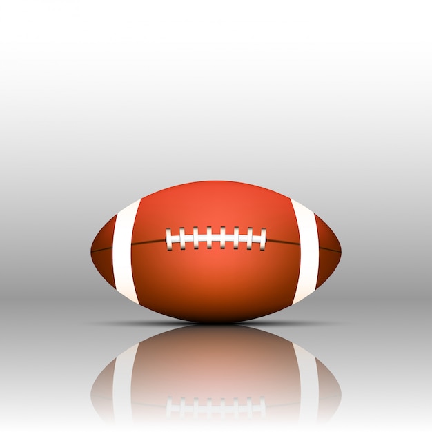 Vector american football isolate on white background