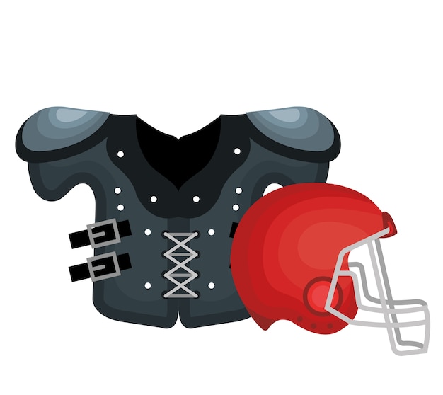 Vector american football league icon vector illustration design