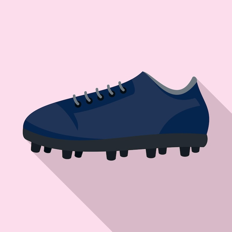 Vector american football shoes icon flat illustration of american football shoes vector icon for web design