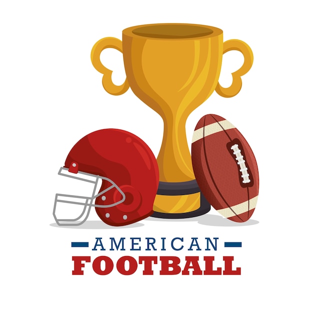 Vector american football sport icon