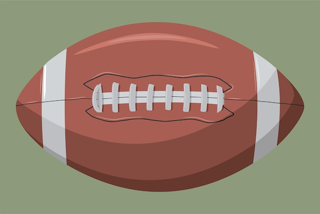 American football sport vector illustration