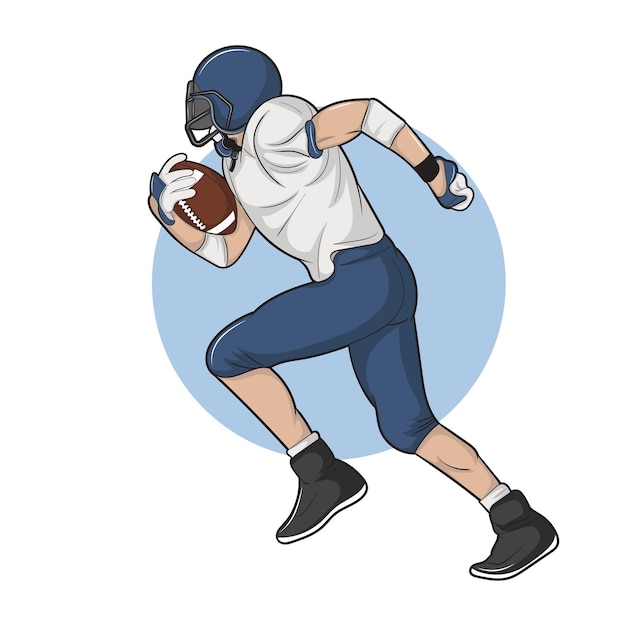 American football sport vectorillustratie