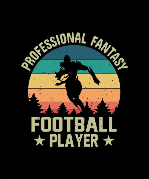 American Football T Shirt Design Retro Vintage T Shirt Design