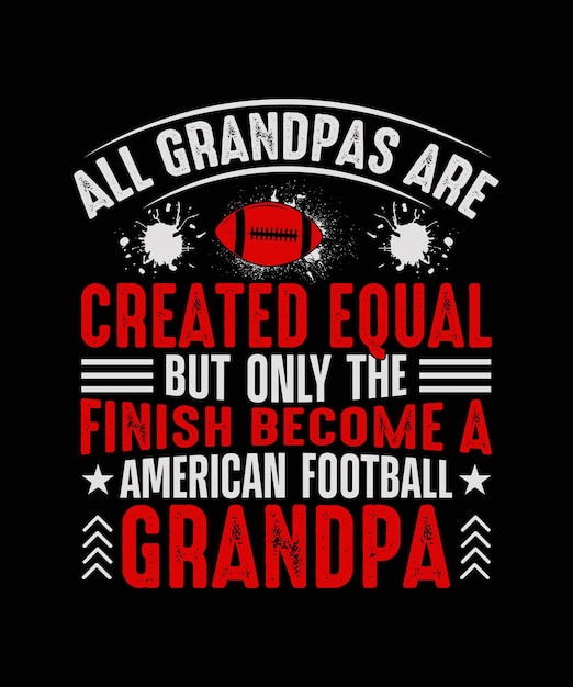 American Football T-shirt design 