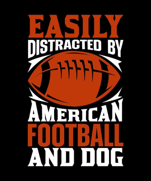 American Football T-shirt design 