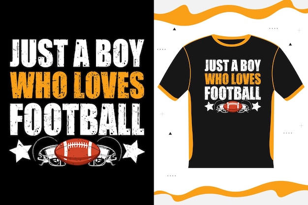 American football T-shirt Design