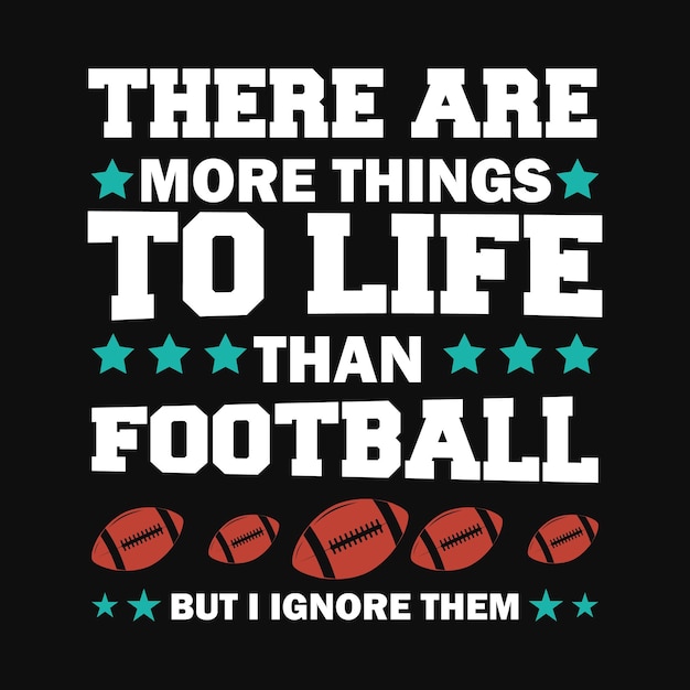 American Football T-shirt Design