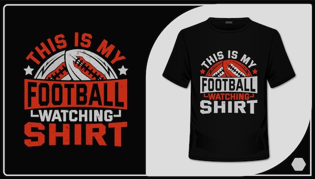Дизайн футболки для американского футбола