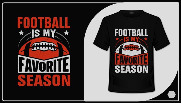 Design della maglietta da football americano