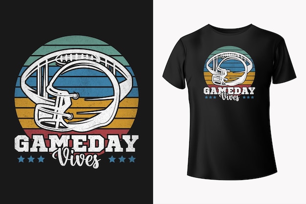 American football Tshirt Vector