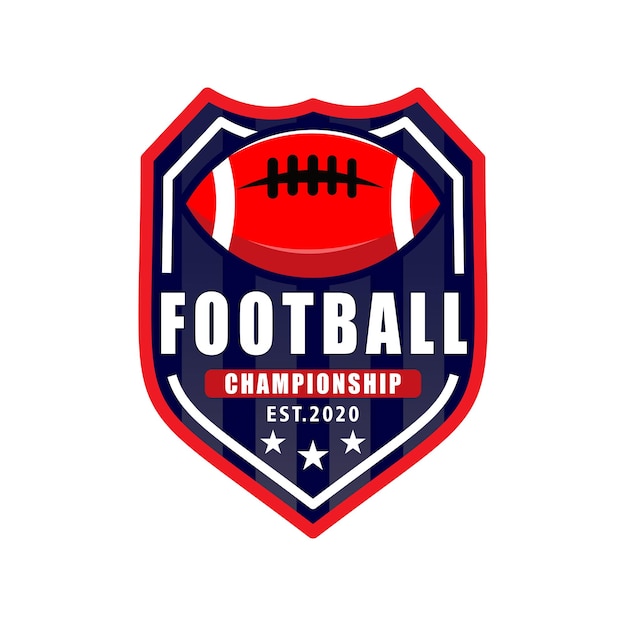 american football vector logo
