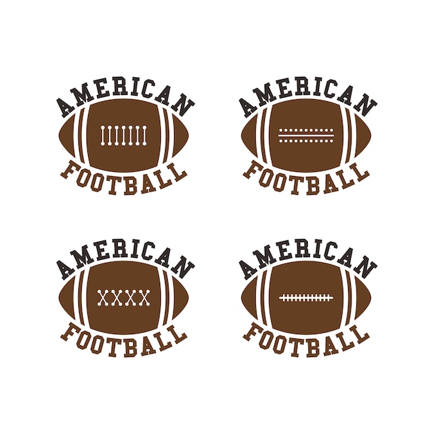 Vector american football