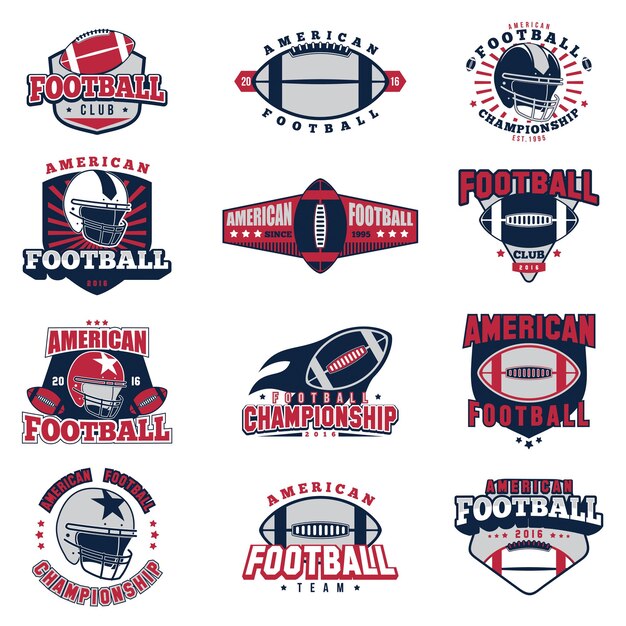 Vector american football