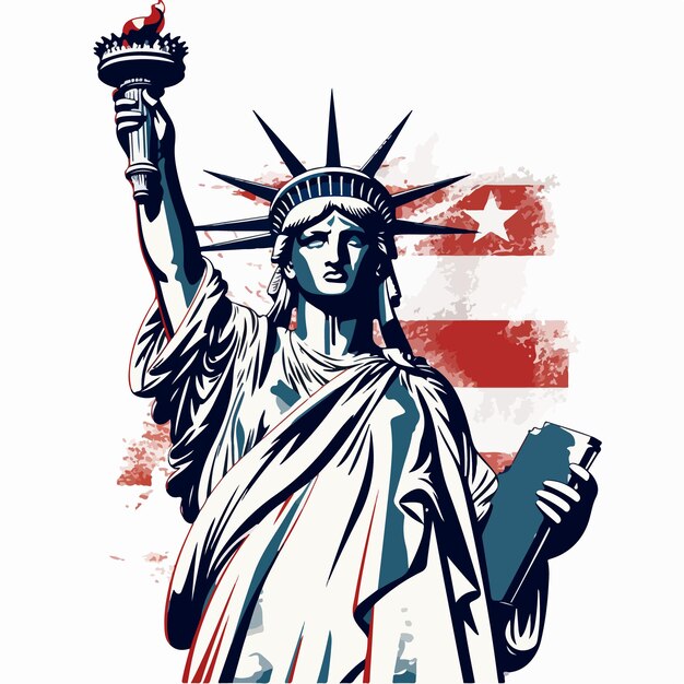 Vector american independence day clip art