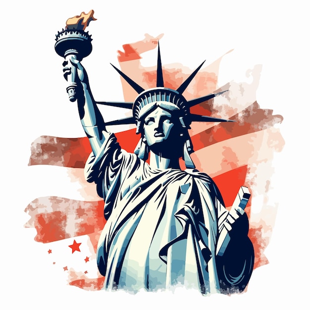 Vector american independence day clip art