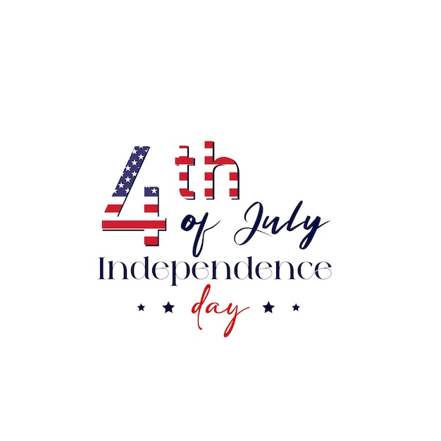 American independence day social media post design 4th july