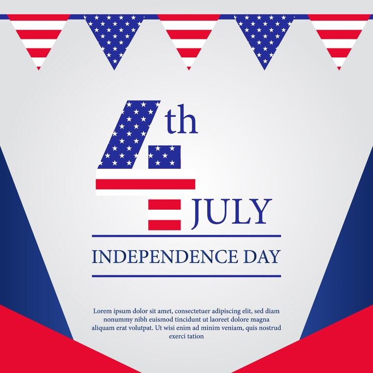 Vector american independence day