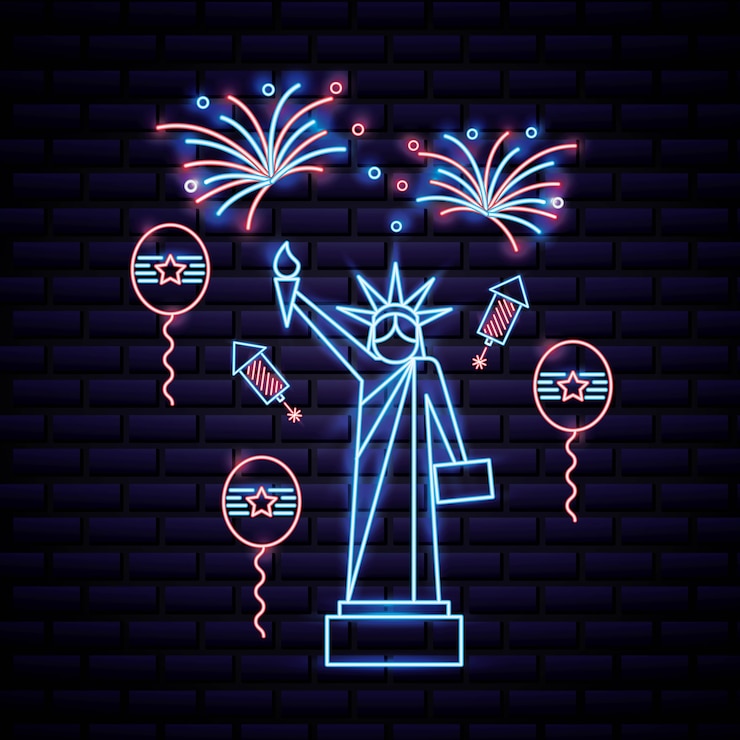 Vector american independence day 