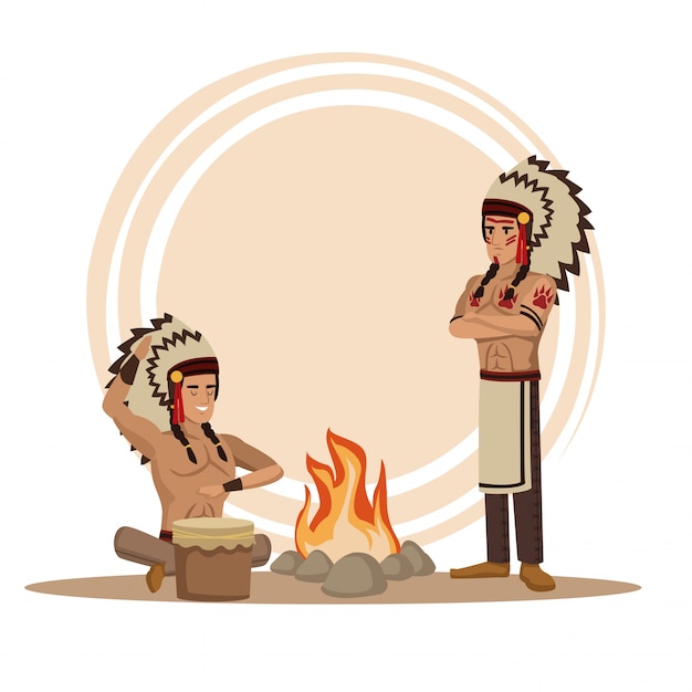 American indians cartoon