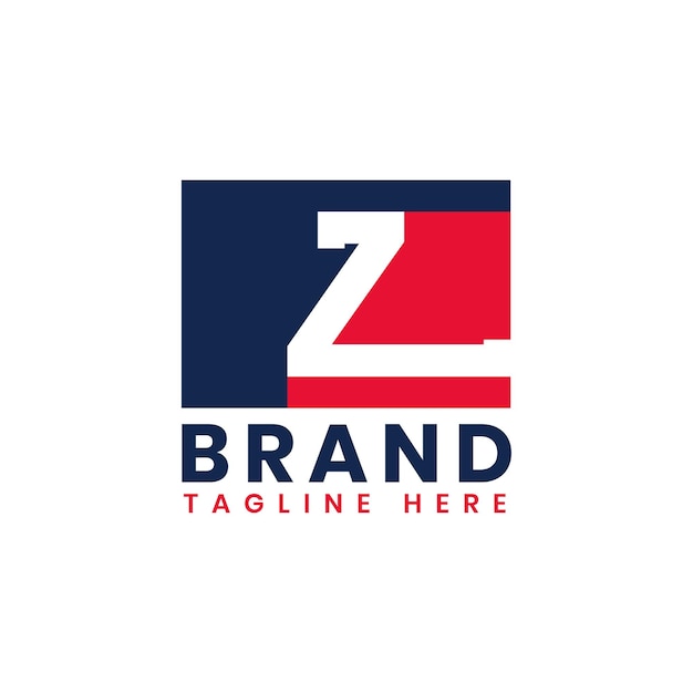 American Letter Z Logo Design Initial Politieke en Patriotische Z Logo Template