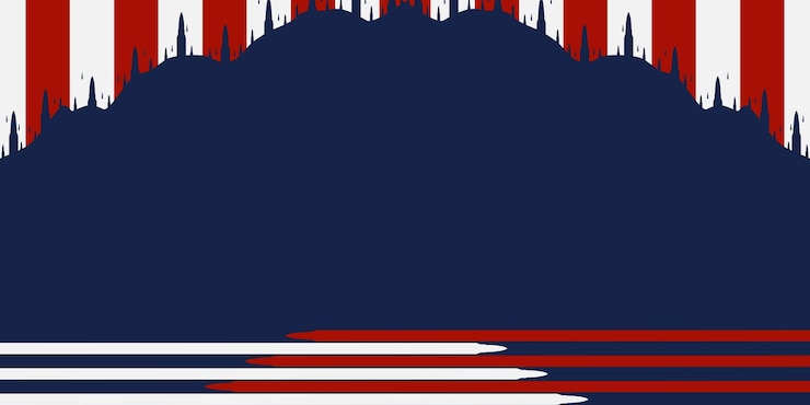 Vector american national holiday with copy space area. suitable to be placed on content with that theme