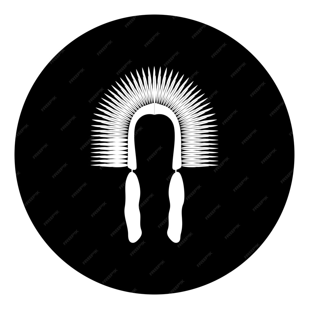 Premium Vector | American Native Chief Head Indian Logo