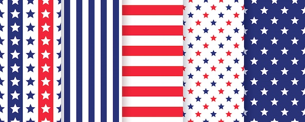 Modello senza cuciture patriottico americano.