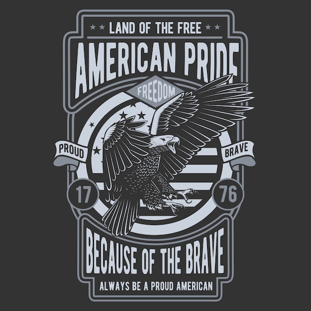 American pride eagle