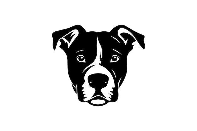 Vector american staffordshire terrier icon