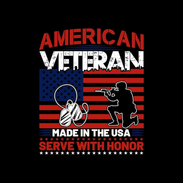 Il veterano americano made in usa serve con onore