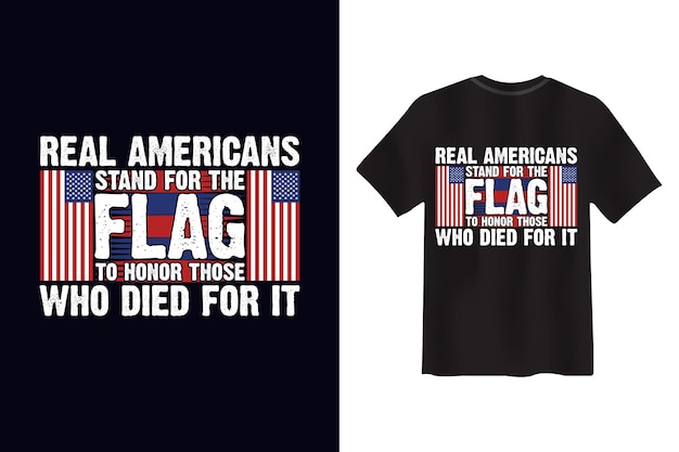 American veteran t-shirt design