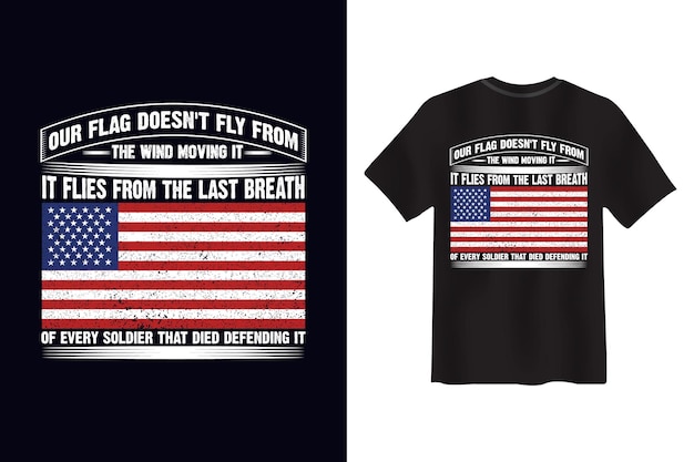 American veteran t-shirt design