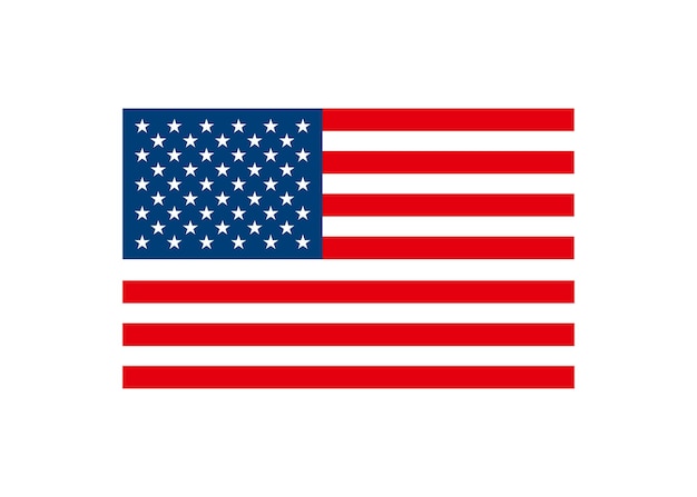 Amerika vlagpictogram Usa symbool teken patriot poster vector