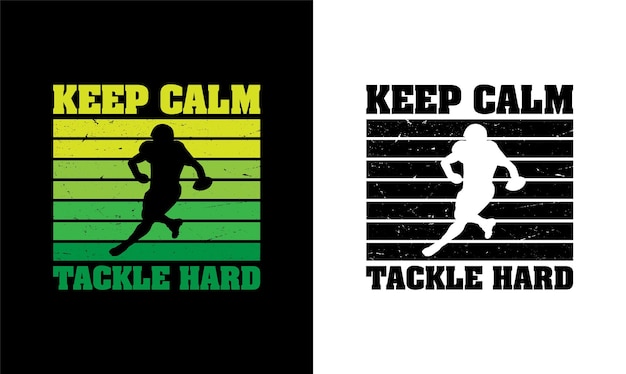Amerikaans voetbal T-shirtontwerp, Rugby T-shirtontwerp