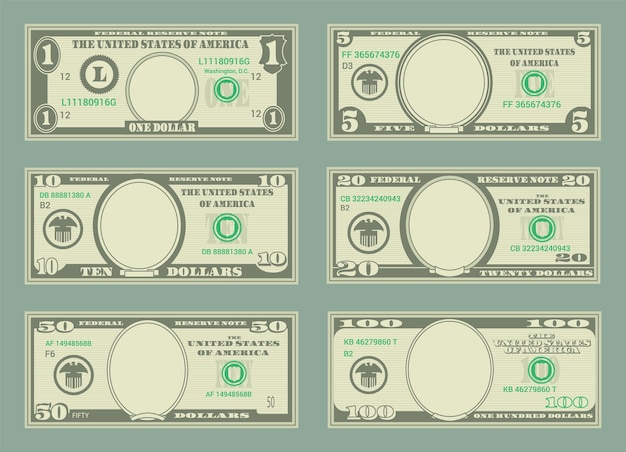 Amerikaanse dollar bankbiljet Amerikaanse dollar biljet contant geld geïsoleerd op de achtergrond