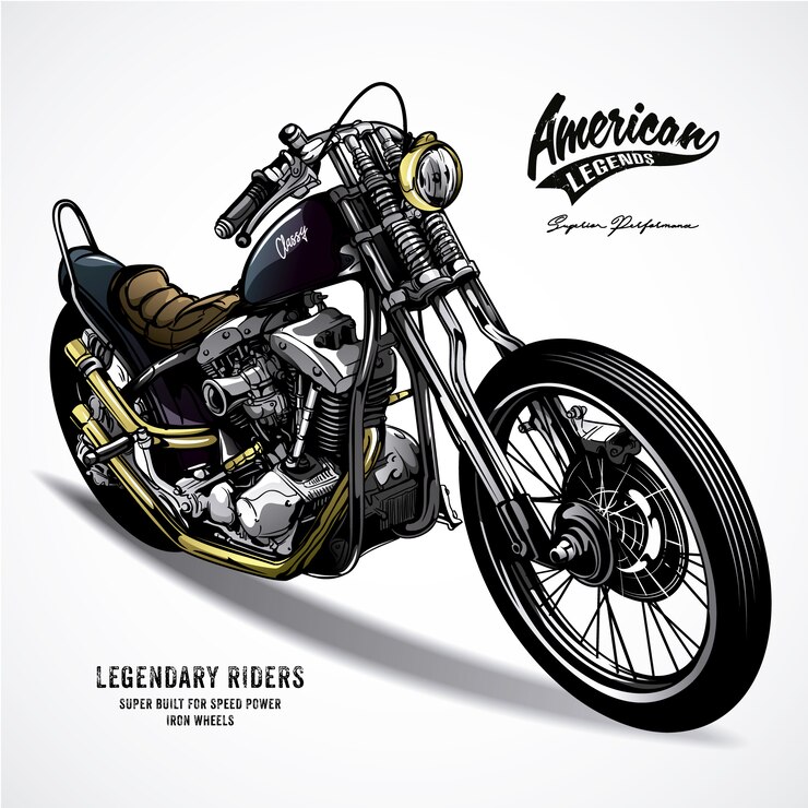 Amerikaanse legende motorfiets