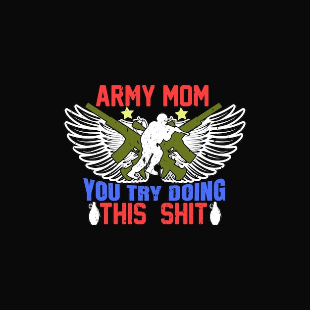 Amerikaanse veteraan leger t-shirt design, typografie vectorillustratie.
