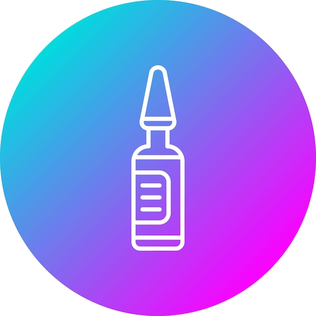 Vector ampoule vector icon can be used for research and science iconset