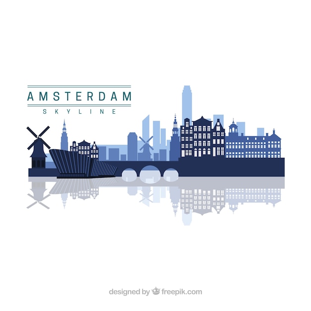 Design skyline di amsterdam