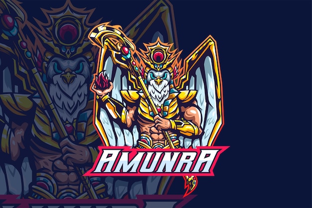 Amunra - esport-logo-sjabloon